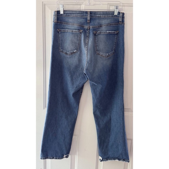 Flying Monkey Ankle Cropped Split Hem Jeans Size 30 - Picture 2 of 5
